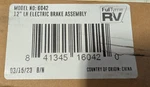 Fultyme Rv Lh 12 In. X Left Trailer Electric Brake Assembly 6042 (Y1CE). Fixed Price $50.00.